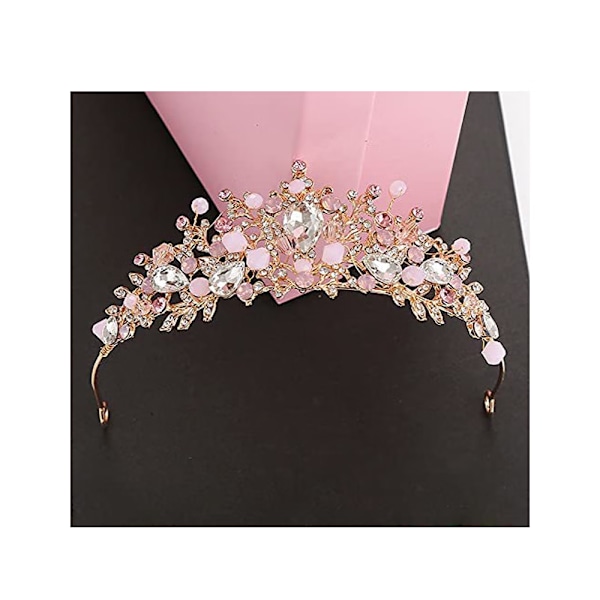 Barnekrystall Hodeplagg Krone Rhinestone Krone Kronprinsesser