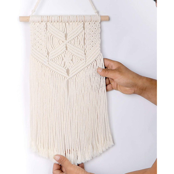 Macrame vægophæng, drømmefanger håndlavet bomuldsdrømmefanger