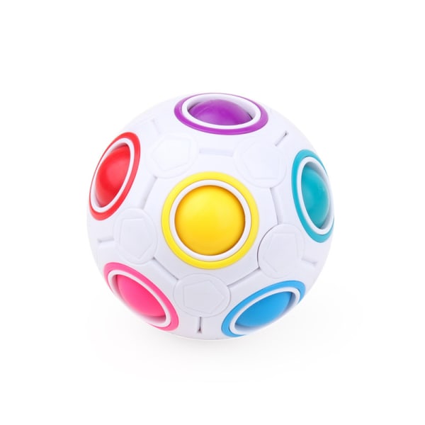 Magic Rainbow Ball, Fidget Ball Speed cube Puzzle Ball Cube Brai