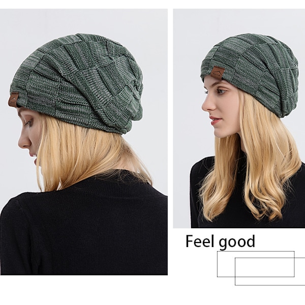 2 stk. efterår og vinter cashmere blandet farve uld strik