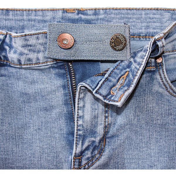 4 stk. Denim-taljeforlængerknap til jeans og nederdel Comfy Meta