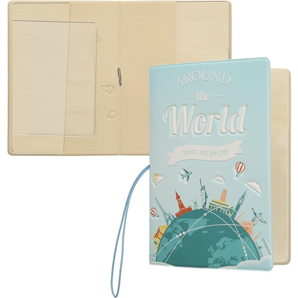 Reisepassholder - Klaffveske med elastisk lukking - Passpo