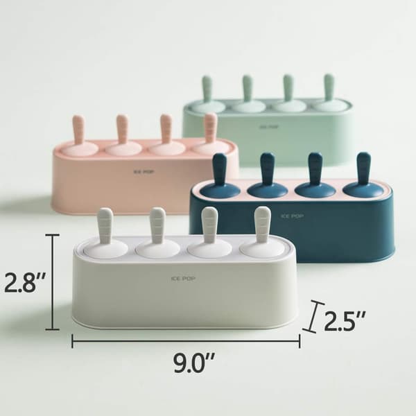 Popsicle-formset Hemlagad Silikon Popsicle Maker Barn Lätt Rele