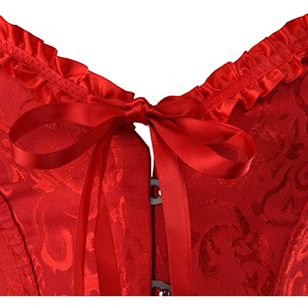 Kvinnors Snörning Bak Snygg Blommig Korsett för Kvinnor Lingerie Bustier