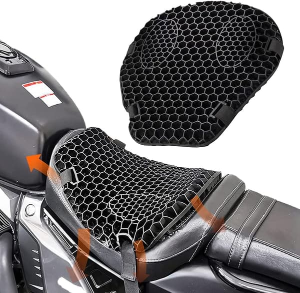 Motorcykelsitsdyna, Motorcykel 3D Honeycomb Stötdämpande Sits