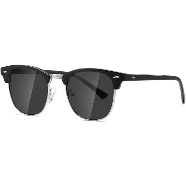 Polarisoidut aurinkolasit Unisex Retro Semi-Rimless