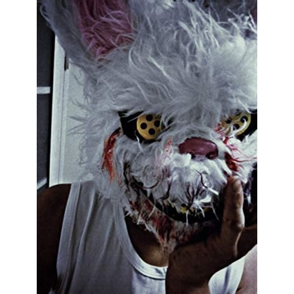 Halloween Scary Mask Bear Rabbit Bunny Mask, Bloody Pehmopää M
