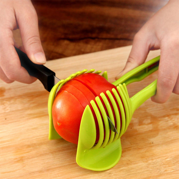 3 håndholdte citron-tomatskærere tomatæg runde skærere frui