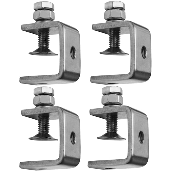 4 st C-klämma Fixering Träarbete C-klämma Heavy Duty Rostfritt Stål