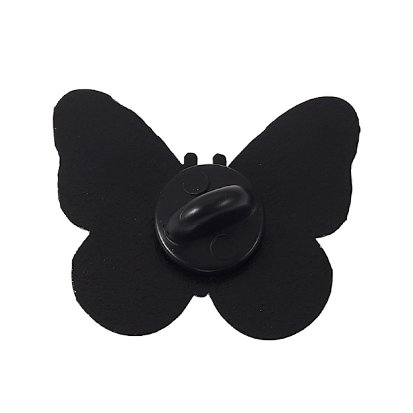 5 stk. Punk Skull Butterfly Moth Emallje Pins Skull Moth broche