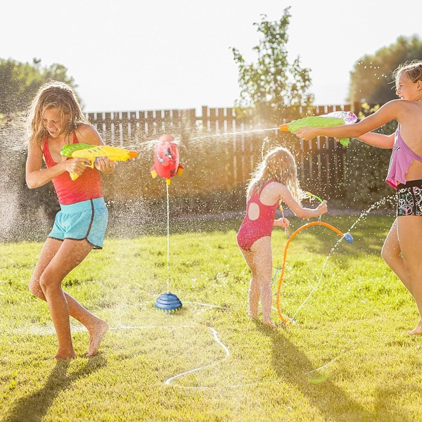 Water Rocket Sprinkler - Utomhusspel för barn - Vattenspel för