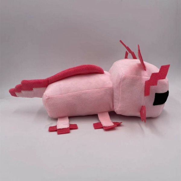 11,8" Axolotl Pehmo-nukke Minecraft Salamander Blue Pink Doll