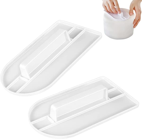 2 stk kakeskraper for sukkerpasta, glasurdekorasjon kakeskraper