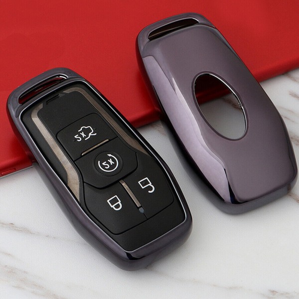 TPU Soft Remote Key Fob Cover Case Shell For Ford F-150 Expl