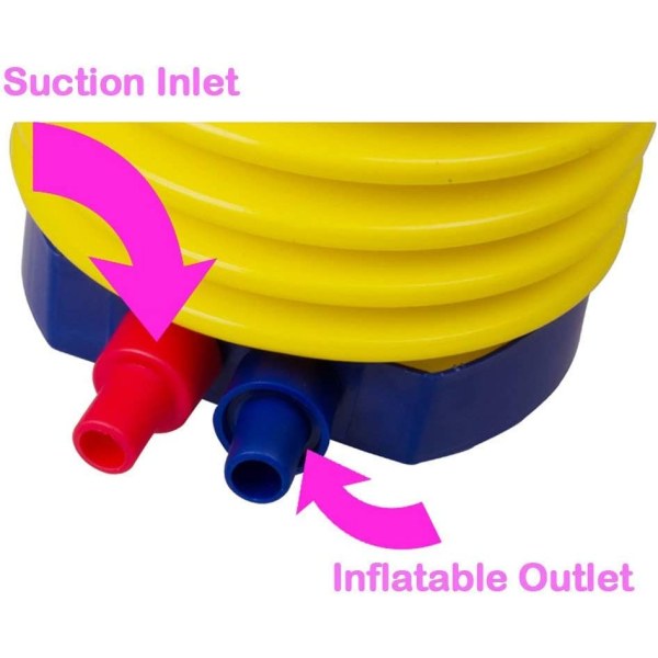 2 st Fotpumpar - Sportluftpumpar för Luftmadrasser, Uppblåsbar