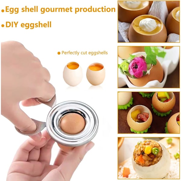 2-delt eggeskallskreller saks, eggeskallskutter, eggeåpner, flekk