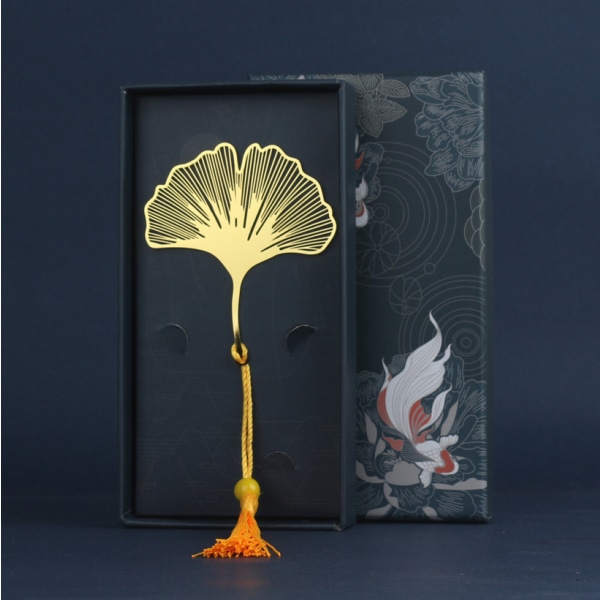 2 sæt metal bogmærke, blad sommerfugl vedhæng bogmærke håndlavet