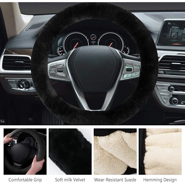 Mjuk rattmuff, vinterrattmuff bilratt