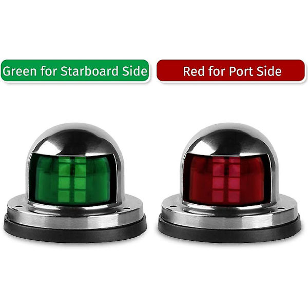 Ett par LED-navigationsljus Marin Navigationssignalljus
