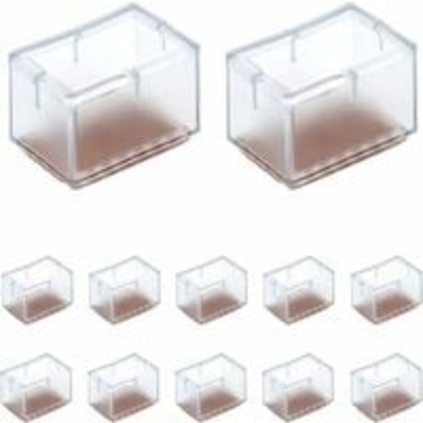 12-pack rektangulära silikonstolar för stols-/bords-/sofaben