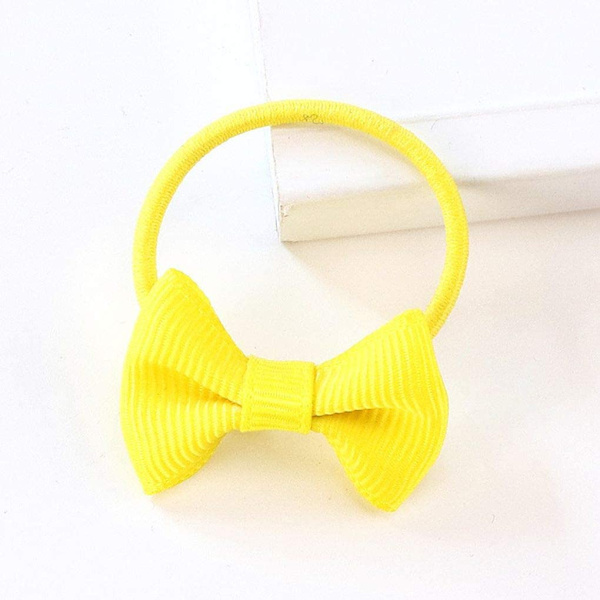 10 st elastiska rosetter hårband flickor barn rosett slips ring hår rep