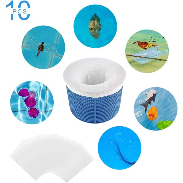 Skimmer Sok, Engangs Skimmer Filter Pool & Spa Net Skim Swimm