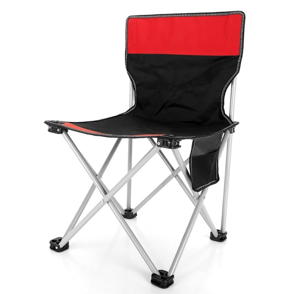 Sølv sammenleggbar krakk 1 stykke bærbar camping, mini sammenleggbar stol  b048 | Fyndiq