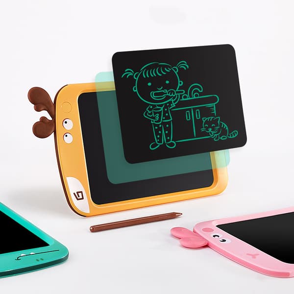 Dinosaurlegetøj til 2 3 4 5+ år gamle drenge og piger LCD Magic Slate C