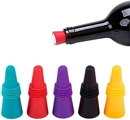 6 stk. vinpropper, silikone vinflaskepropper, genanvendelige propper
