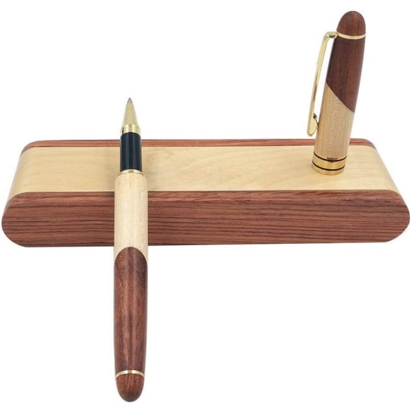 Klassisk signaturpen, naturlig håndlavet vintage kuglepen, S