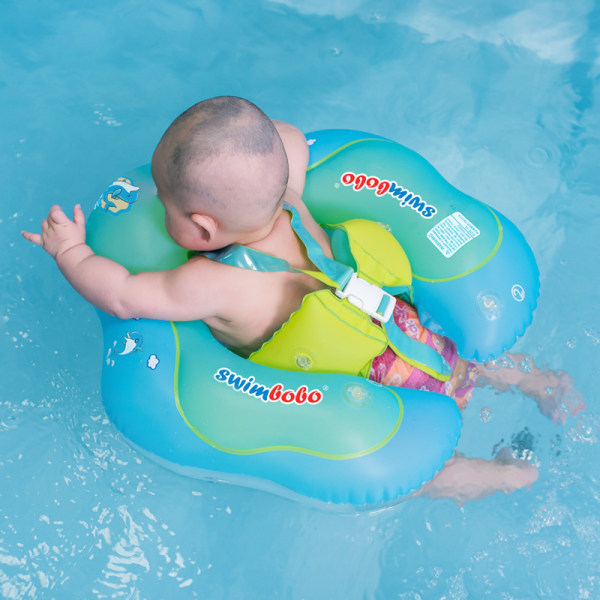 Baby Uppblåsbar Baby Simring - Hjälp Baby Att Lära Sig Att Simma, Med P