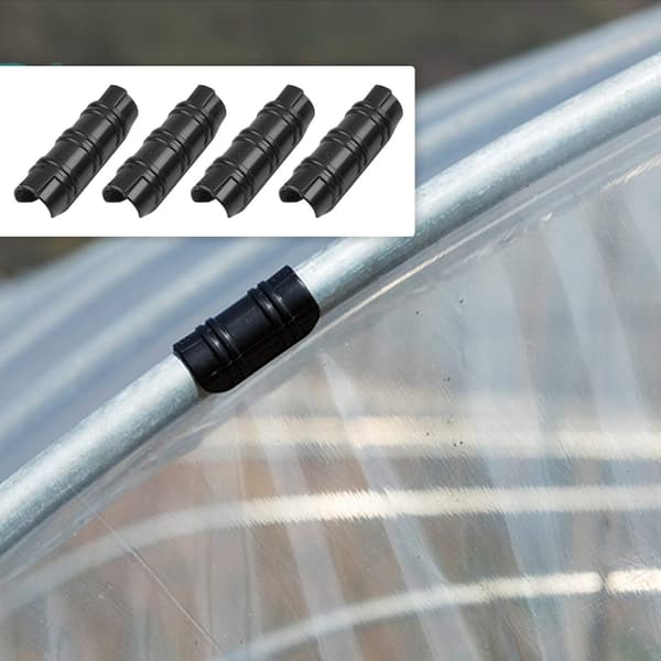 20 stk. drivhusrammerørsklips, 22 mm drivhusplast Fi