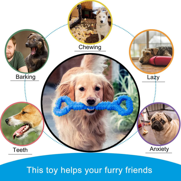 Koiran purulelu, tuhoutumaton ison koiran interaktiivinen lelu, pureman esto
