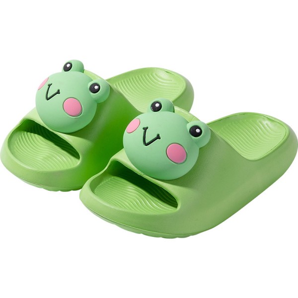 1 par badtofflor Gröna Sommartofflor för barn Flickor Simning B