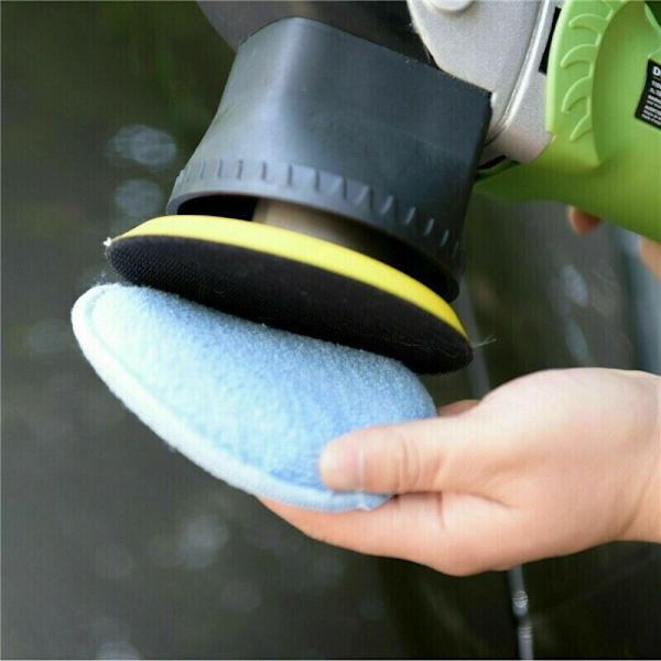10 x sininen auton mikrokuitu kiillotuslevy vaha-aplikaattorivaahto