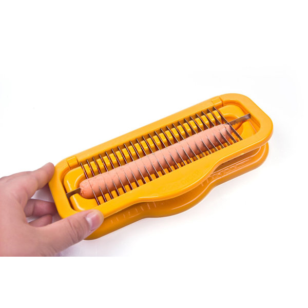1 stk. Multifunktionel Hotdog Cutter Pølse Cutter Skinke Banan Skræller