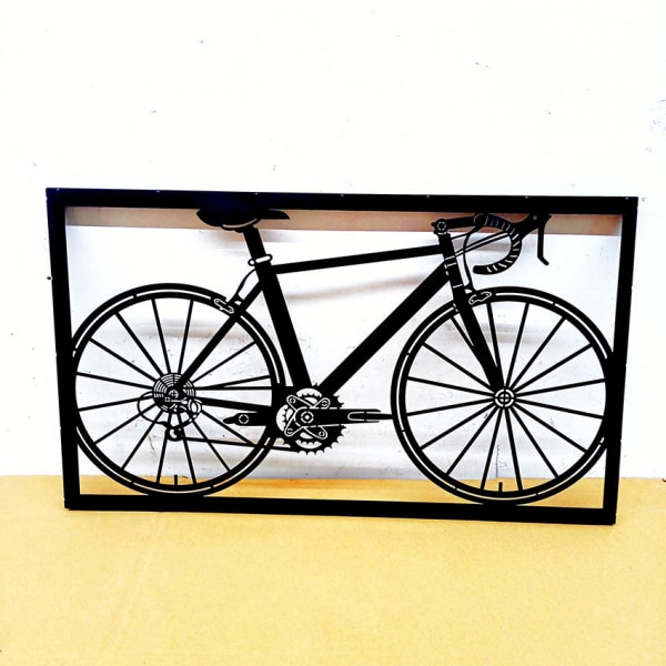 Metalliset polkupyörän koristeet seinälle ripustettavat silhouettes  käsintehdyt Wal f4b9 | Fyndiq