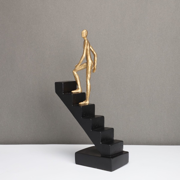 \"Rise to the Top\" Dekorativ Figur - 29cm Høj Marmor Scu