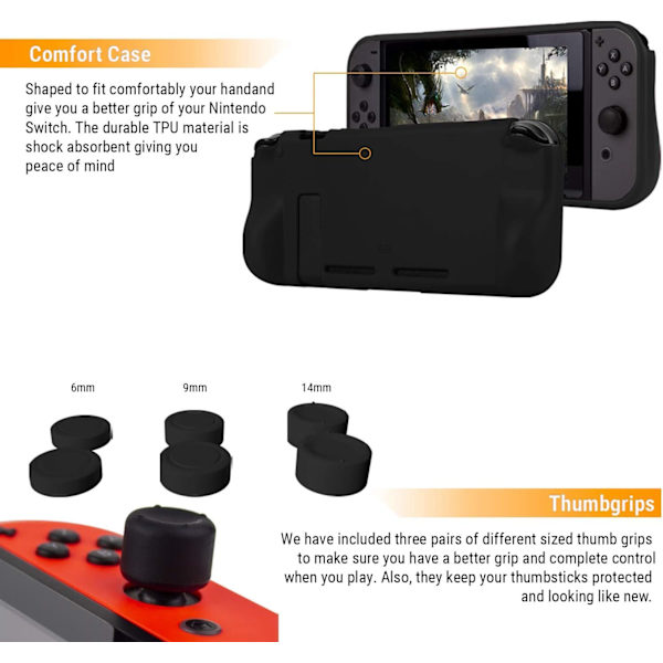 Tilbehørssett designet for Nintendo Switch-tilbehørsgeeks og
