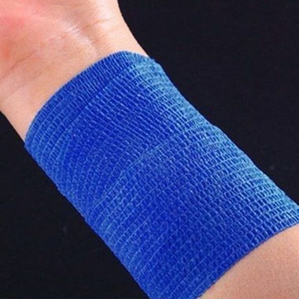 Kohæsiv bandage, 12 bandager（5cm*4.5m） Elastisk klæbende bandage