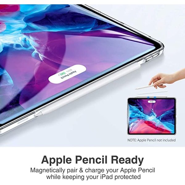 ESR Beskyttende Etui til iPad Pro 12.9 2020/2018, TPU Bagside, Slank C