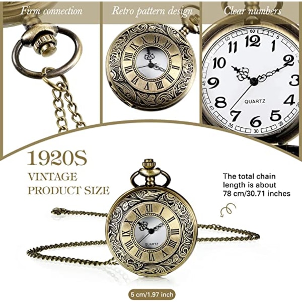 Vintage watch Smooth Quartz watch med kedjenummer