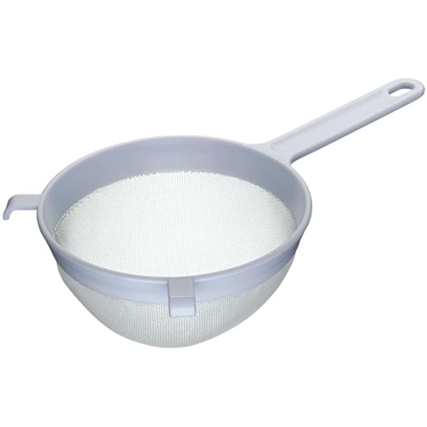7 cm, (hvit) Rund nylon mesh plast sil