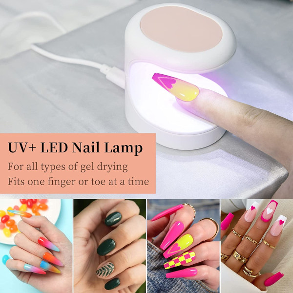 Pulver） Mini UV-lampe neglegel amerikansk negletørrer Professional U 3170 |  Fyndiq