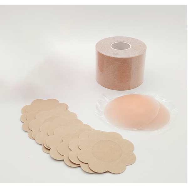 Stropløs selvklæbende BH Breast Lift Tape Push UP Adhesive Br