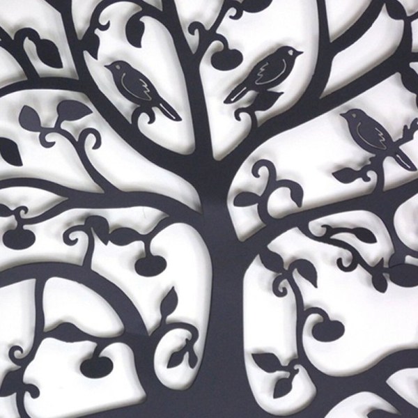 Metal Tree of Life Veggdekor Silhouette Art for innendørs gave ut