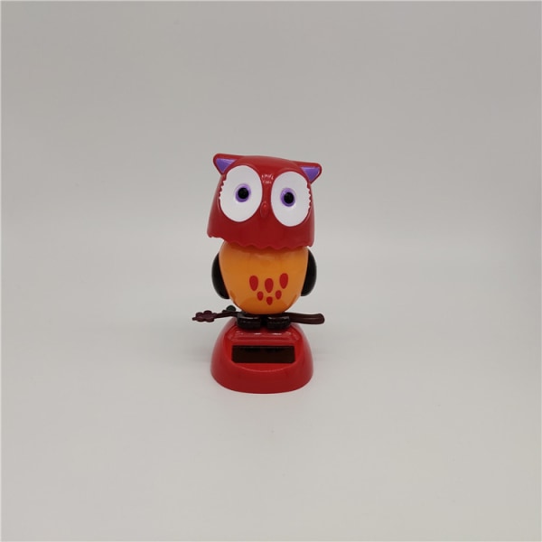 Big Red Cat-Idea Solar Swing Owl Nods Paparazzi Car Seesaw Carto