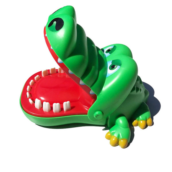 Krokodille Klassisk Legetøj 1 Stk Mund Tandlæge Bid Finger Familie