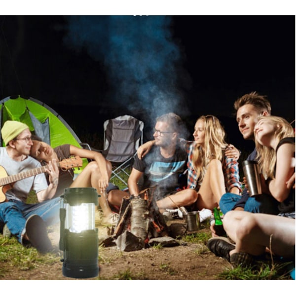 Bærbar solcelle camping lys, ultra lys stærk bærbar LED lommelygte