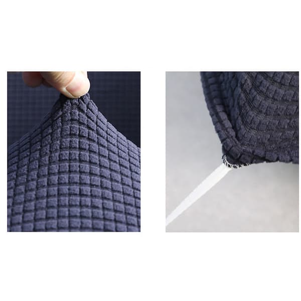 2-seters sofaovertrekk i stretch polyester, anti-støv sofa beskyttelse